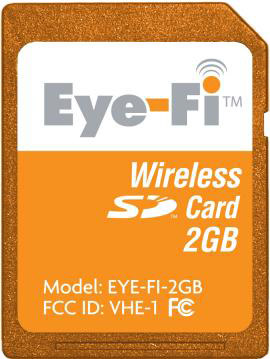 هموطن آنلاين - Eye-Fi  نام كارت دو گيگابايتي جديدي براي دوربين هاي ديجيتال است  كه با فناوري Wi-Fi هم سازگاري دارد.