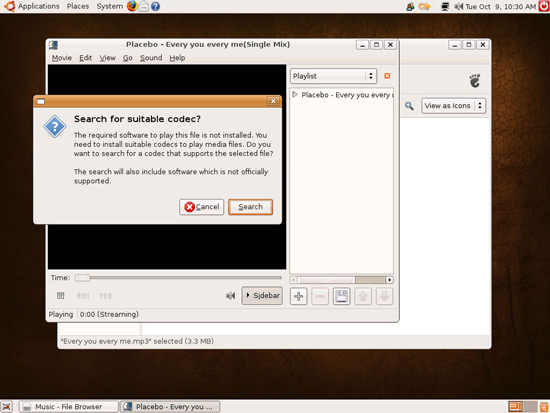 هموطن آنلاين - از جمله ويژگي هاي مهم سيستم عامل متن باز Ubuntu آن است كه اگر نرم افزار مورد نياز براي پخش يك فايل چند رسانه اي بر روي آن نصب نشده باشد خود سيستم عامل نرم افزار مورد نياز براي پخش را پيشنهاد مي دهد.
